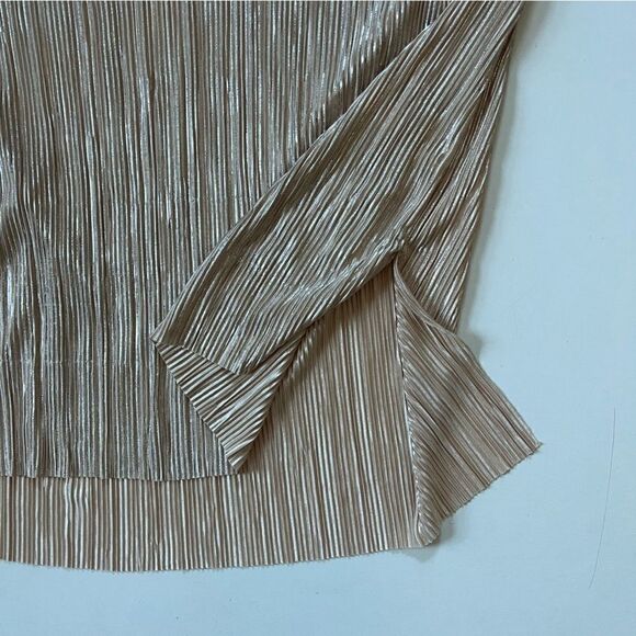 Zara Metallic Ribbed Top Small - Picture 4 of 7